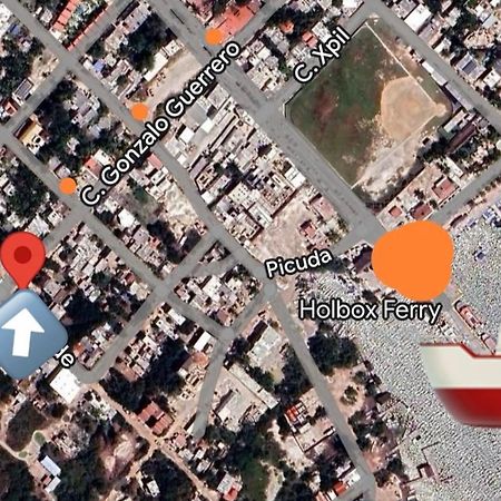 ホテル Departamentos Cerca De Ferry Holbox エクステリア 写真